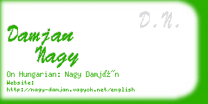 damjan nagy business card